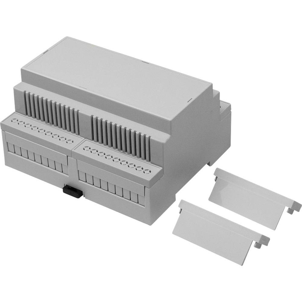 Boîtier rail DIN polycarbonate Camdenboss CNMB-6V-KIT-CON anti-poussière 90x106x58