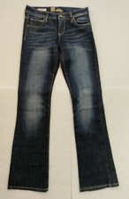 KUT From The Kloth Farrah Baby Bootcut Dark Wash Faded Blue Jeans Size 0