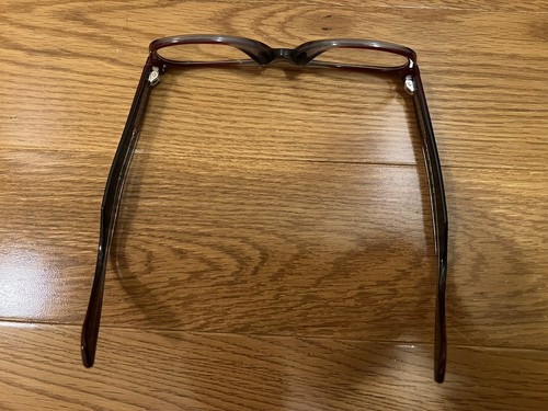 Ray Ban RB5184 5517 Gradient Bordeaux Red Clear Frame 50-18 Unknown Rx Hard Case - Picture 8 of 10
