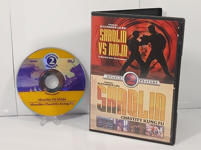 Shaolin Vs Ninja (1982)/ Shaolin Chastity Kung Fu (1981) DVD Double Feature