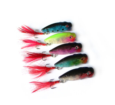 X Fishing Transparent Small Size Popper Lures Great For Bream