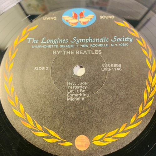 Longines Symphonette Society "By The Beatles" 1974 Rock LP - Picture 8 of 9