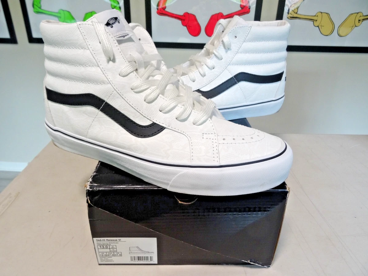 Noon Goons x Vans Sk8- Reissue VLY LX High White Snake for sale | eBay
