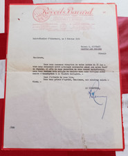 ancien documents de reveils bayard facture duverdrey & bloquel 3