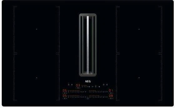 AEG CCE84751CB Induktion Kochfeld rahmenlos mit Dunstabzug 83 cm breit Umluftver