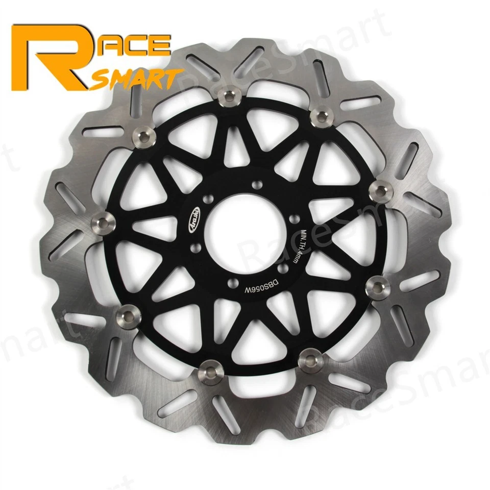 Rotores de disco de freno delanteros para Aprilia Mana 850 07-11 GT ABS 09-16 RSV 1000 98-00 Foto 3 de 4