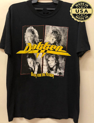 Dokken Band Back For The Attack Cotton Shirt Unisex Concert S to 5XL AC095
