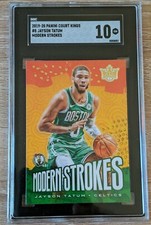 2019-20 Panini Court Kings #8 Modern Strokes Jayson Tatum SGC 10 