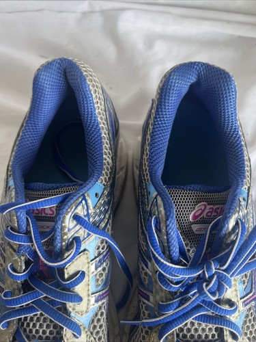 Asics Damen-Laufschuhe Gel GT-1000 Größe 10 T3R5N grau blau Turnschuhe - Bild 6 von 8