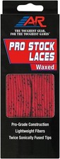 A R Sports Pro-Stock Laces Red 84" - Waxed 84",