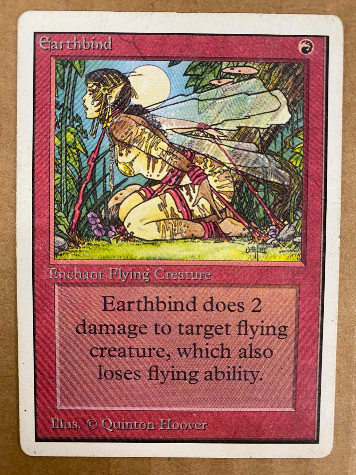 MTG 1x Earthbind Unlimited OLD SCHOOL Pauper Magic the Gathering Card x1 HP