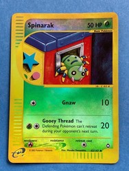 Spinarak 62/147 Aquapolis Reverse Holo Pokemon TCG