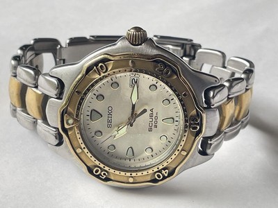 SEIKO SCUBA200M 7N35-6030 ダイバーズウォッチ稼働品 NICE & RARE SEIKO SCUBA QUARTZ DIVER 200 M. 7N35-6030 JAPAN