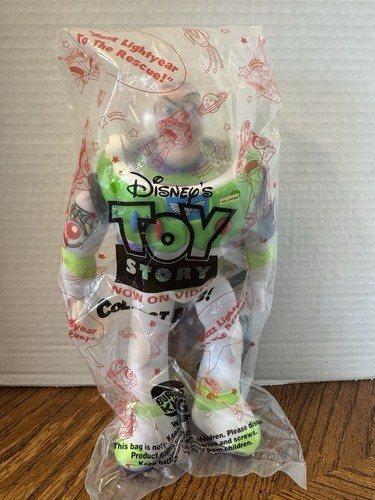 Figurina Burger King Vintage 1995 Disney's Toy Story Buzz Lightyear nuova e sigillata - Foto 1 di 5