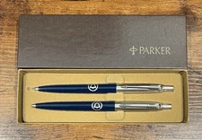Parker Jotter “Big Red Bell System” VTG Corporate Ballpoint Pen Pencil Set W/Box