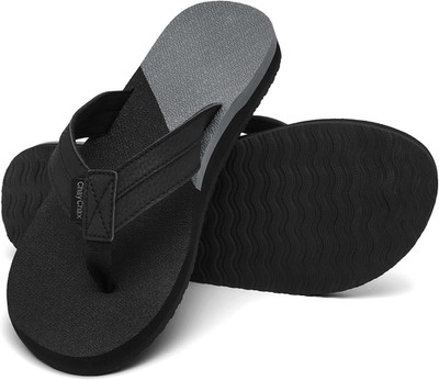Chaychax Mens Flip Flops Arch Support Comfort Beach Thong Sandals with Ultra Cus
