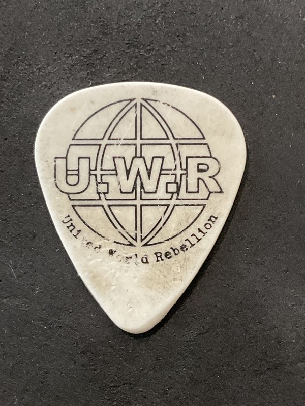 Dave 'The Snake' Sabo SKID ROW 'United World Rebellion' Tour Guitar Pick
