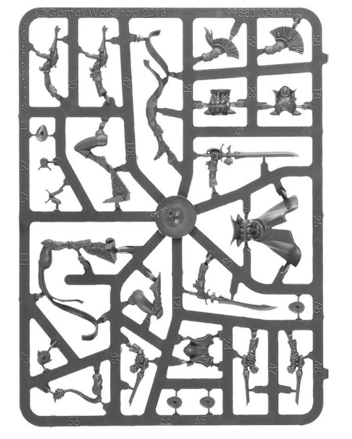 Warhammer 40k Aeldari Ensemble der Harlekine / Harlequin Troupe Miniatures - Bild 4 von 4