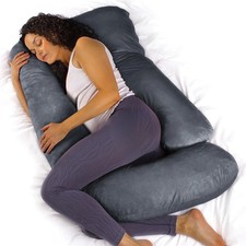 Image of Pregnancy Pillow U-Shaped Memory Foam Maternity Sleeping Lumbar Pillow Support