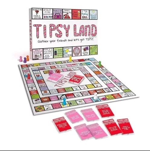 Tipsy Land Board Games For Friends Drinking Game In Party Tasks & Challenges
