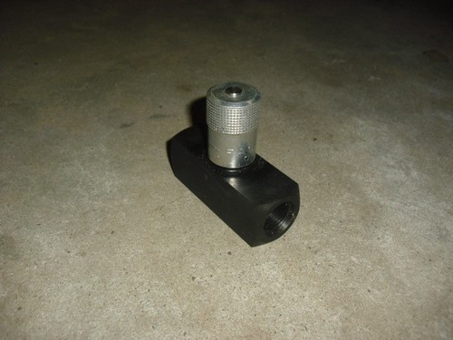 Parker N1020S Hydraulic Flow Control Needle Valve In Line General Purpose - Picture 2 of 2