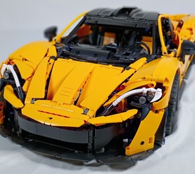 McLaren P1 42172 Replica - Technic-Style Sealed Building Kit w/LEGO fixes-NEW