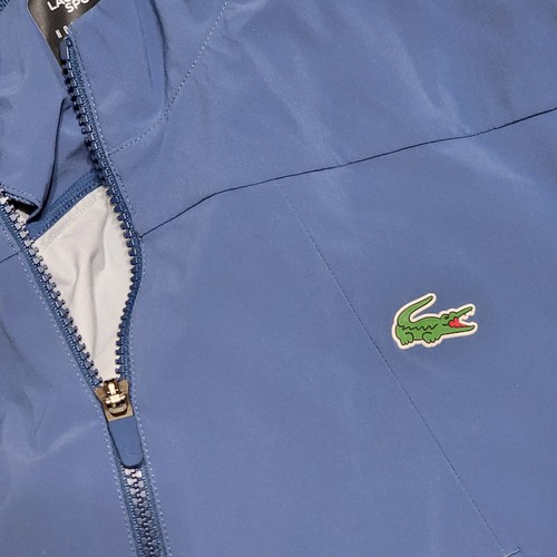 Veste de survêtement Lacoste Sport x Novak Djokovic bleu fermeture éclair intégrale homme US Medium FR 50 - Photo 5/12