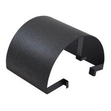 Universal Steel Air Filter Heat Shield Cover Burning Air Intake Filter Black