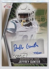 2022 SAGE Low Series Auto Gold 43/100 Jeffrey Gunter #A-JG Auto 0l2