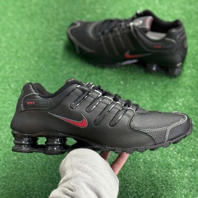 Nike Shox NZ Black Varsity Red Mens Running 378341-017 VNDS Sz 11.5