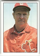 1975 SSPC Red Schoendienst #300 St. Louis Cardinals