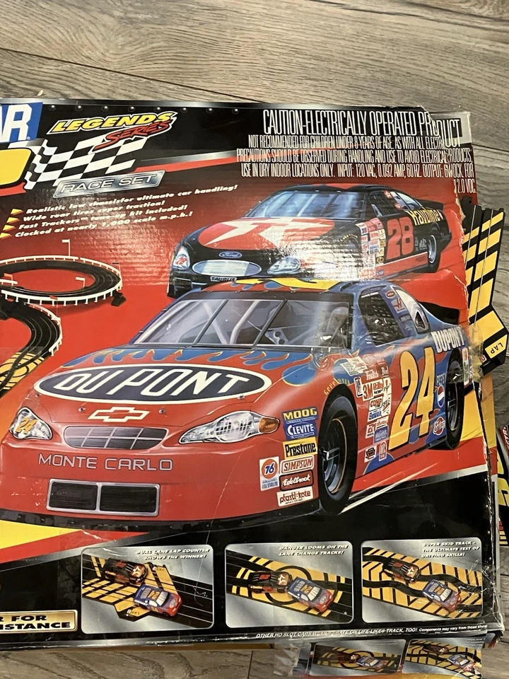 Life Like Racing NASCAR 500 Legends Series HO Juego de Coche Ranura Eléctrico Foto 3 de 4