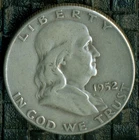 1952 USA Franklin Silver Half Dollar  R70