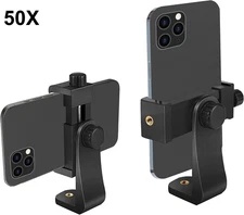 50 Pack Universal Rotation Smartphone Tripod Stand Holder Cell Phone Clip Mount
