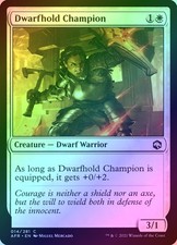 Dwarfhold Champion Foil (014) Adventures in the Forgotten Realms AFR MTG Magic