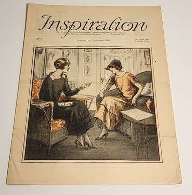 Vintage Institute of Domestic Arts & Sciences Inspiration September 1924