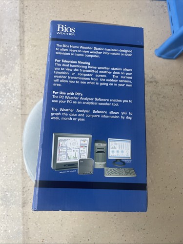 BIOS Estación Meteorológica Inalámbrica Hogar para Televesión/PC Nueva - Imagen 4 de 8