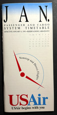 USAir System Timetable Effective January 6, 1993