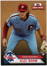 2021 Topps National Baseball Card Day Exclusives Alec Bohm Rookie Card RC #GP-2. rookie card picture