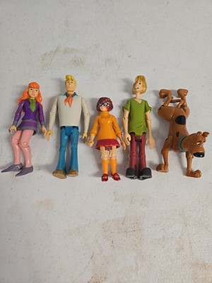 Lot Of 5 Scooby Doo Mystery Inc Figures - Fred, Shaggy, Velma, Scooby & Daphne
