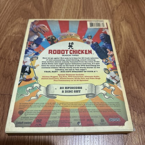 Robot Chicken DVD Seasons 1-4 + Star Wars Episode II - Picture 4 of 6
