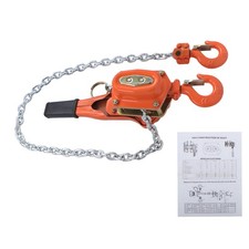 LABLT 5FT Manual Lever Chain Hoist 3/4 Ton 1650lbs Capacity G80 Chain