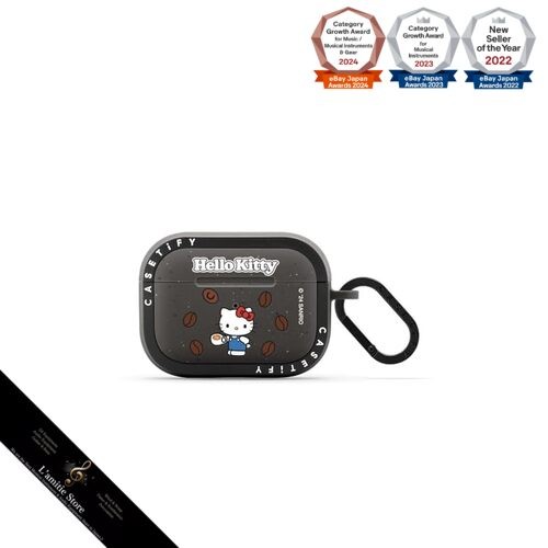 CASETiFY Bounce AirPods Pro Case for 1st & 2nd Gen - Hello Kitty Coffee Design-image