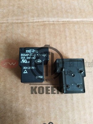 855AP-1A-C 12VDC Power Relay 30A 240VAC 4 Pins x 10PCS NEW~