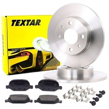 TEXTAR Bremsscheiben Beläge Satz Hinten für FIAT 500 312 PANDA 199 PUNTO 188