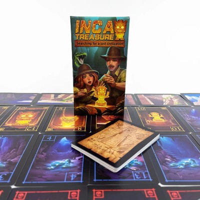 Incan Treasure Quest: Strategie Brettspiel für 3-8 Spieler (Alter 14+)