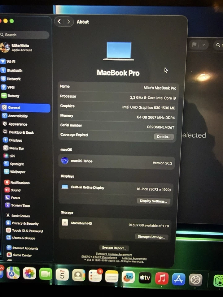 Apple MacBook Pro 16" M1 Max · 64GB · 1TB, Foto 4 von 5
