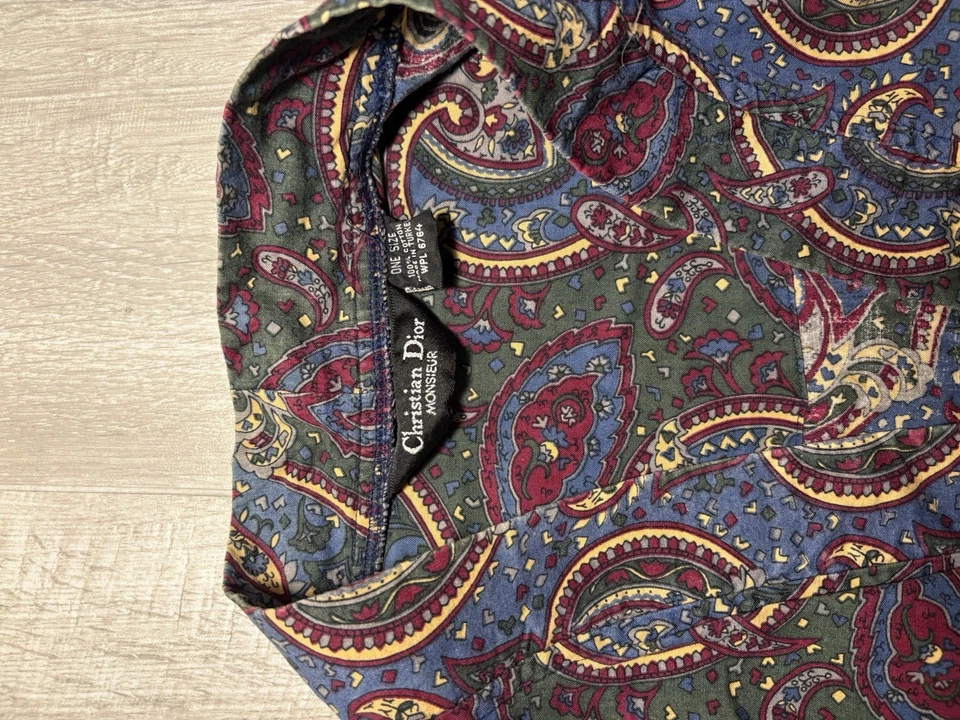 Vestido vintage Christian Dior Monsieur para mujer, talla única, 100 % algodón WPL6764 Foto 2 de 4