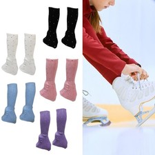 Ice Skating Leg Warmers Skating Socks over Knee Portable Lightweight Knitted