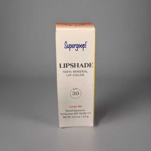 Supergoop! Lipshade - LUCKY ME- 100% Mineral SPF 30 Hydrating New - Exp 09/25
